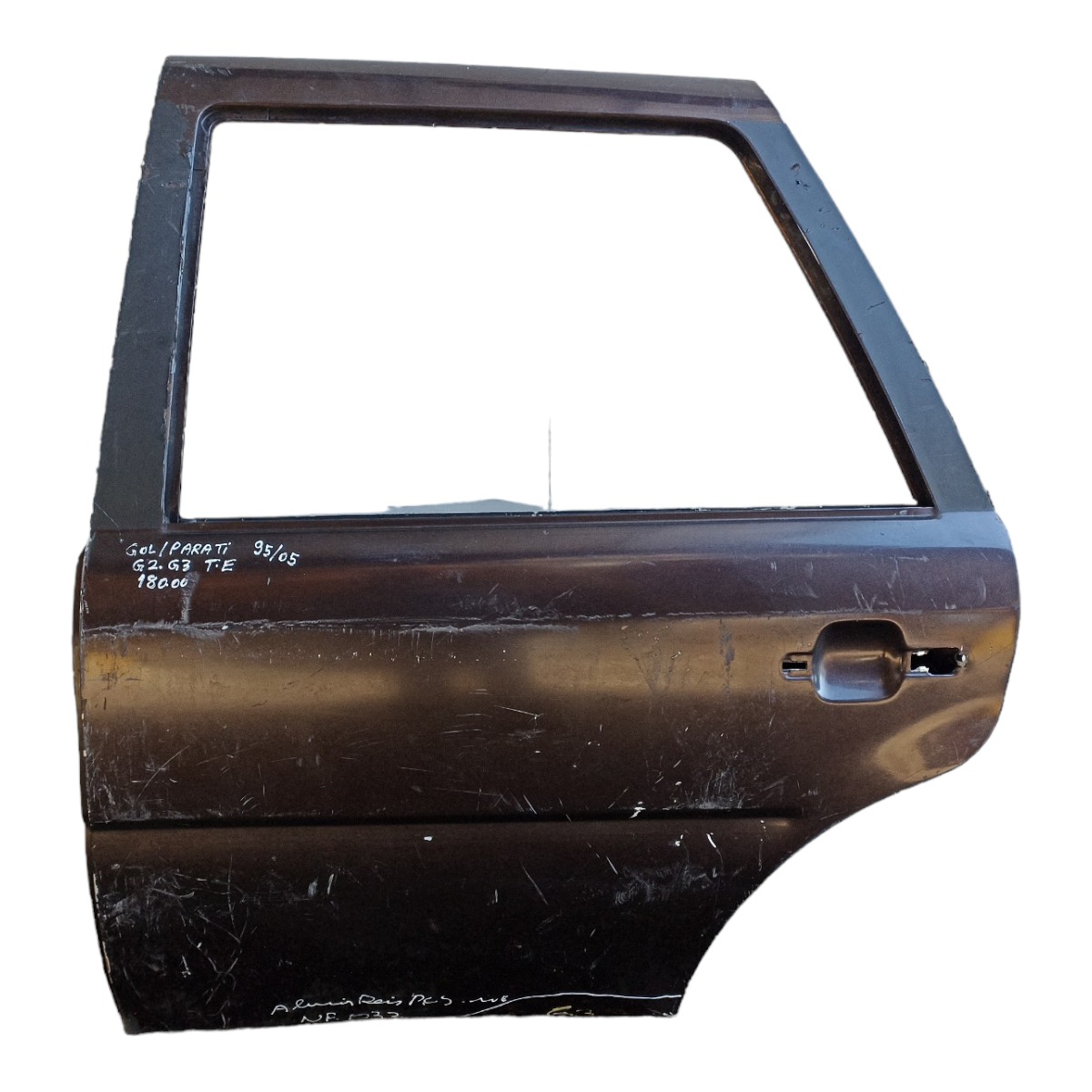 Porta Traseira Esquerda Volkswagen Gol Parati G2 G3 95/05 Traseira Esquerdo Vermelho 1