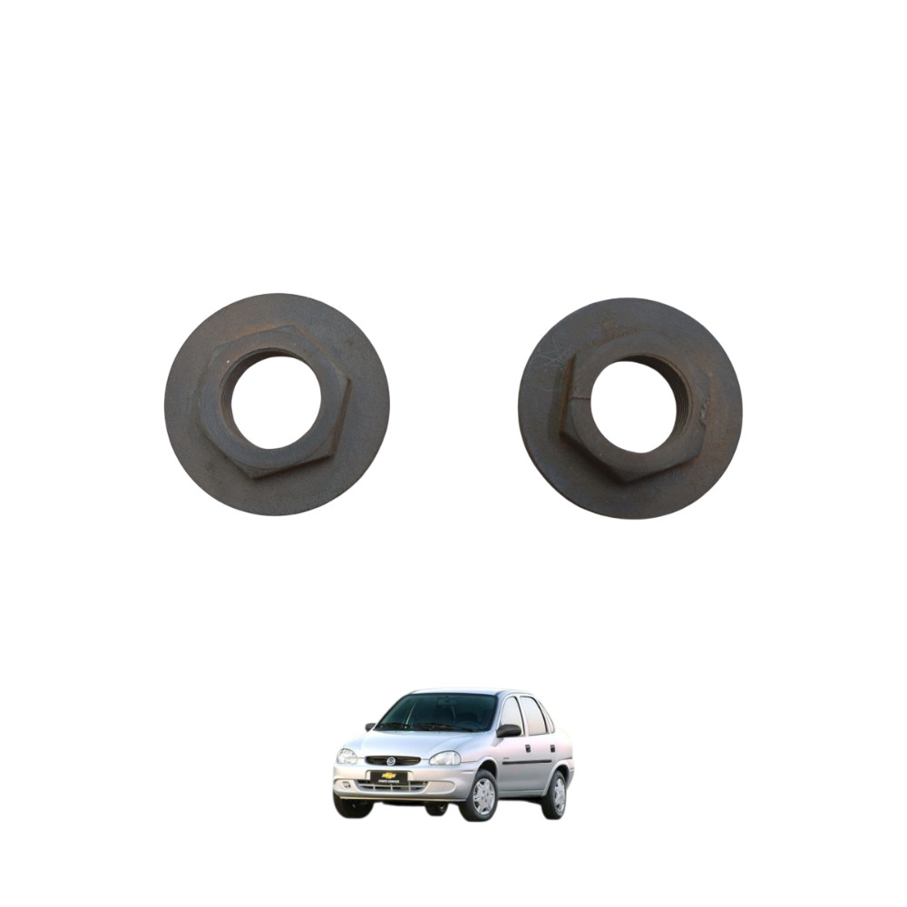 Par Porca Galhada Limpador Parabrisa Corsa Classic e Celta