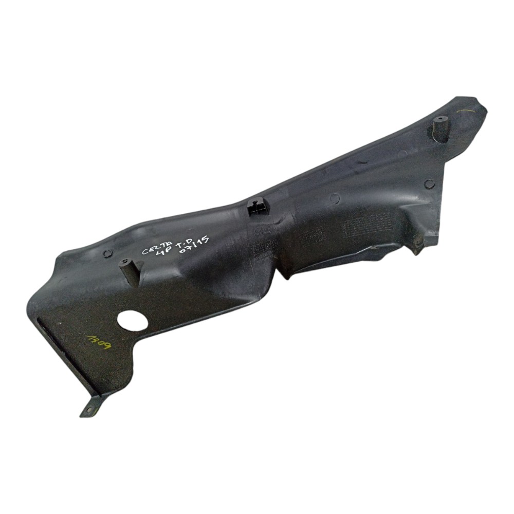 Acabamento Soleira Porta Traseira Direita Celta 07/15 4p Preto 4