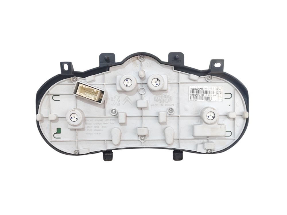 Painel Instrumento Velocímetro Peugeot 207 2007 A 2013 Preto 3