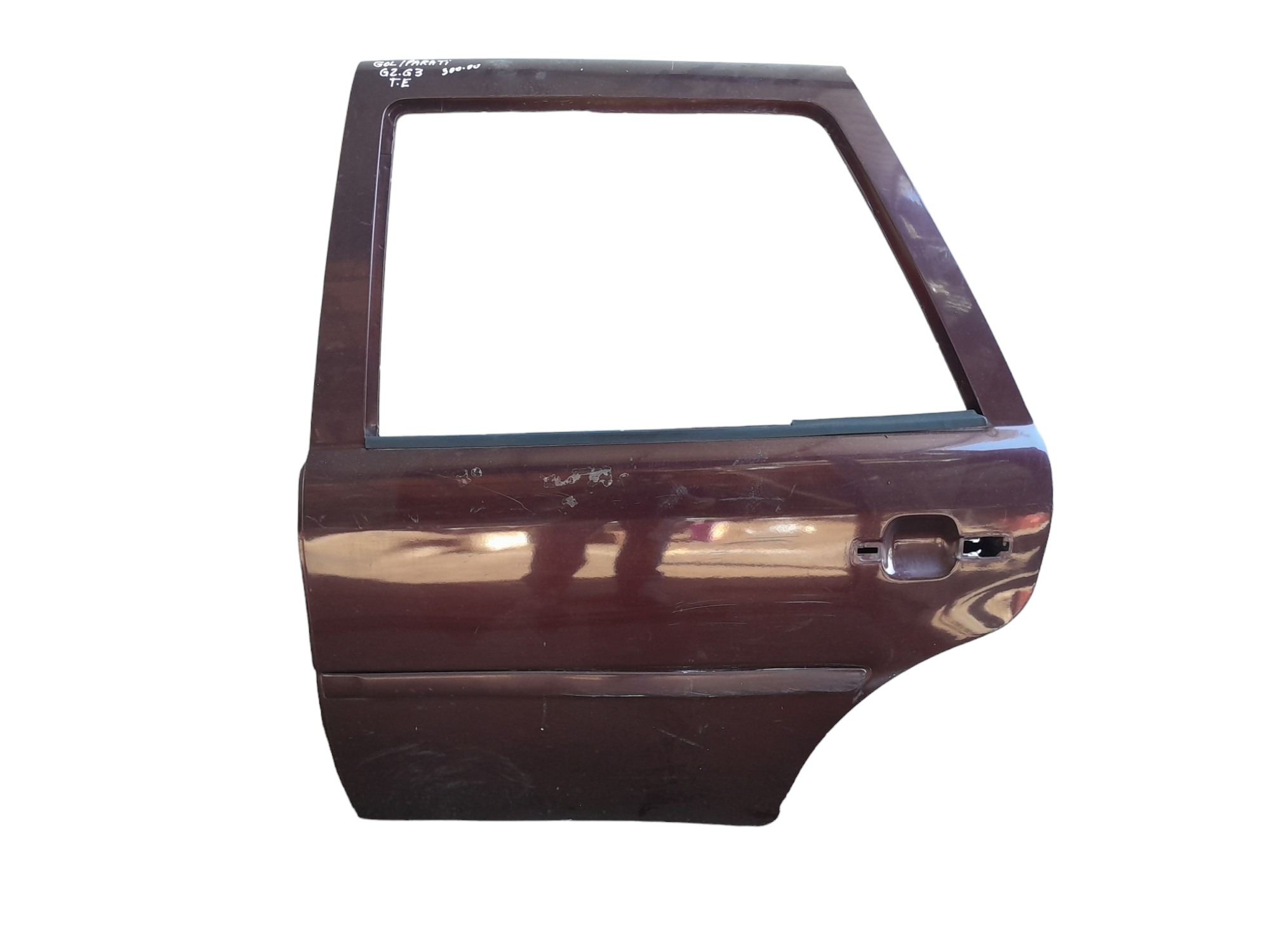 Porta Traseira Esquerda Volkswagen Gol Parati G2 G3  96/05 Traseira Esquerdo Vermelho