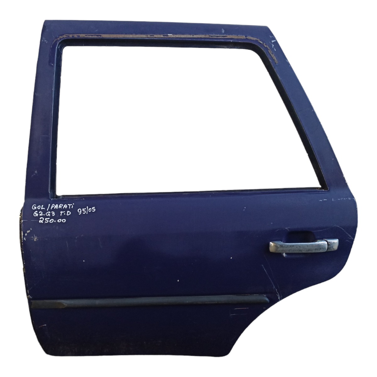 Porta Traseira Esquerda Volkswagen Gol Parati G2 G3 96/05 Traseira Esquerdo Azul