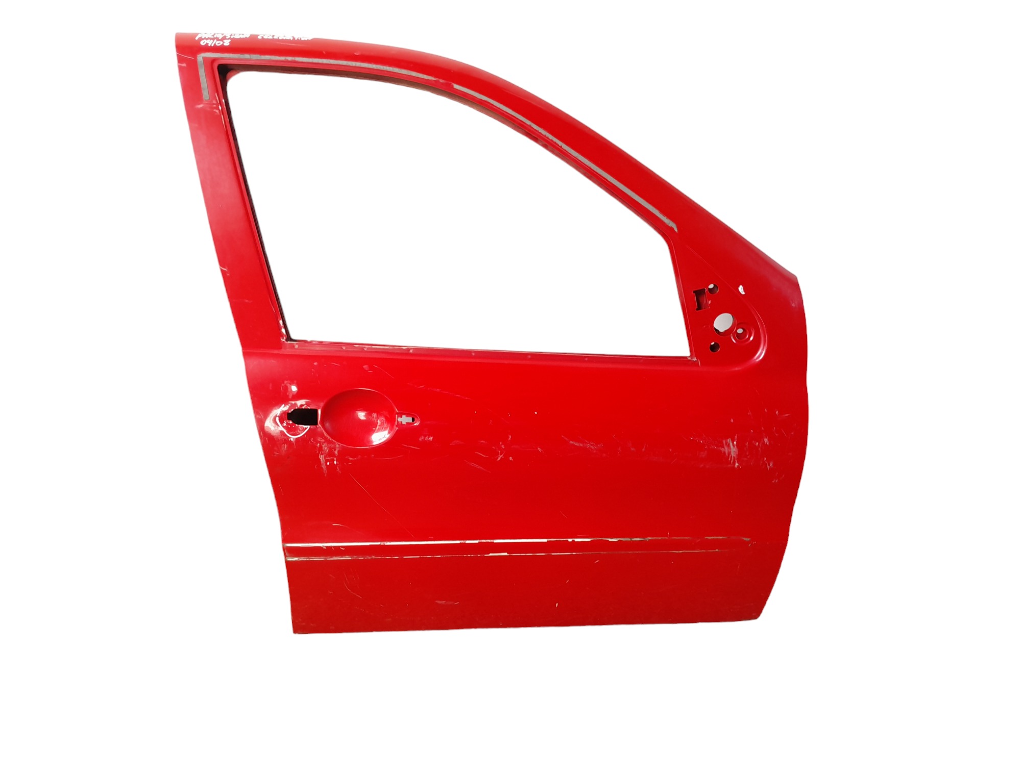 Porta Dianteira Direita Fiat Siena Palio Celebration 04/08 Dianteira Direito Vermelho