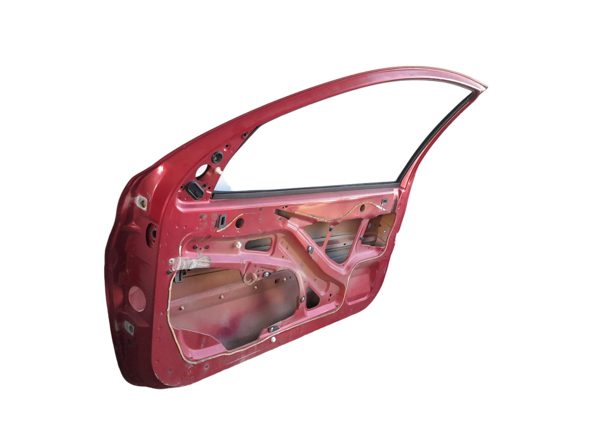 Porta Lado Direito Peugeot 206 207 2 Portas Original  Dianteira Direito Vermelho 5