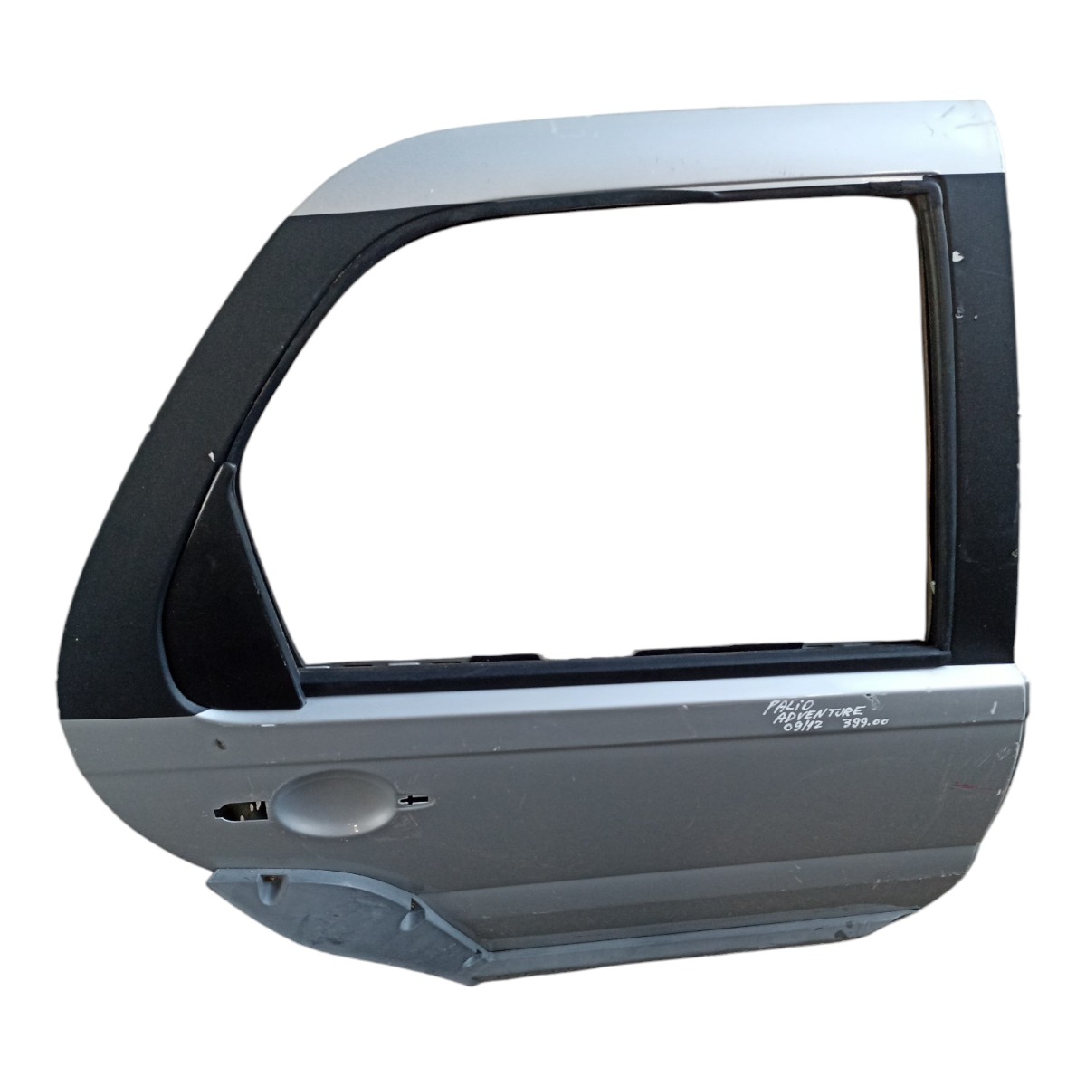 Porta Traseira Direita Fiat Plaio Adventure 2009 A 2012 Traseira Direito Prata 4