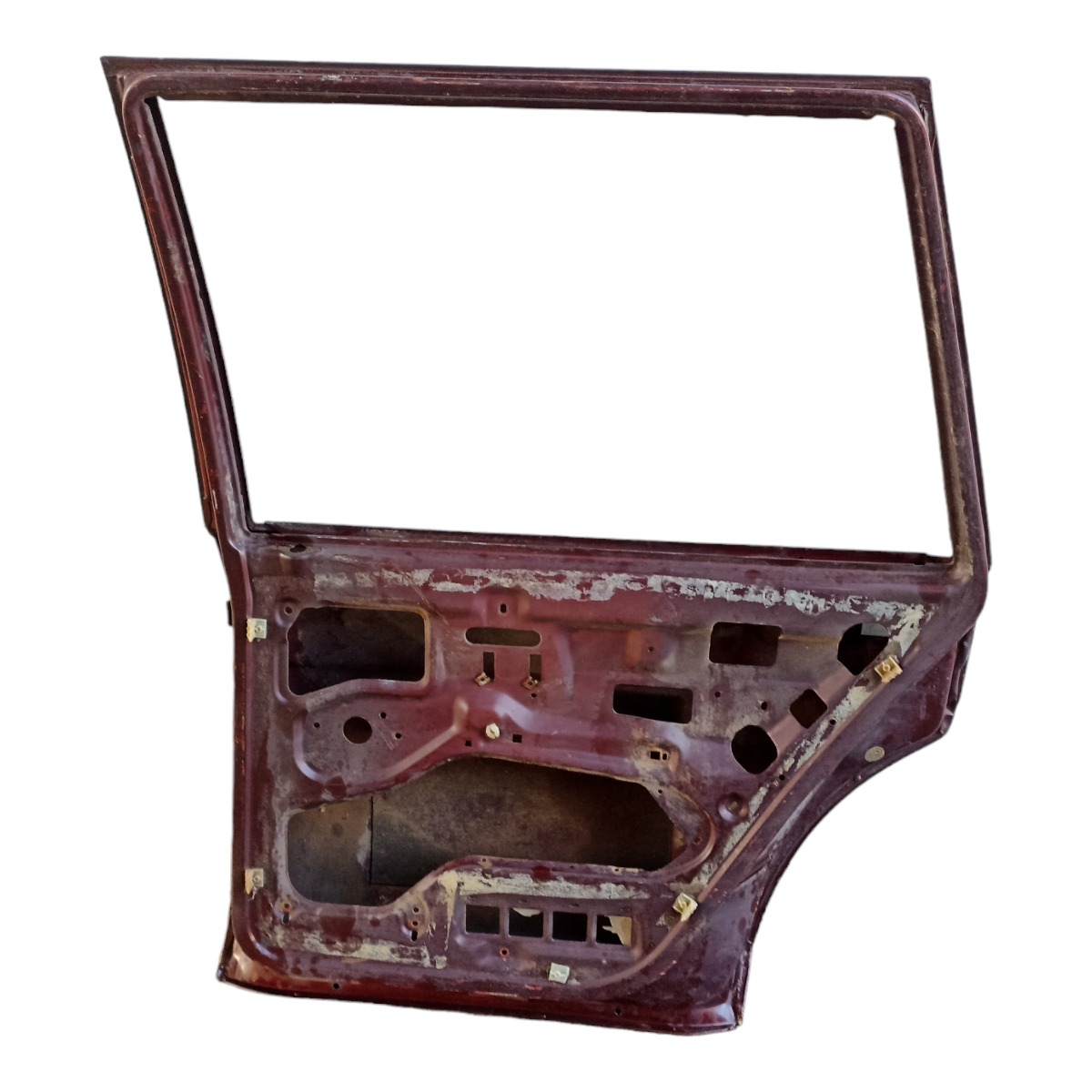 Porta Traseira Direita Volkswagen Santana 1984 A 1999 Traseira Direito Vermelho 6