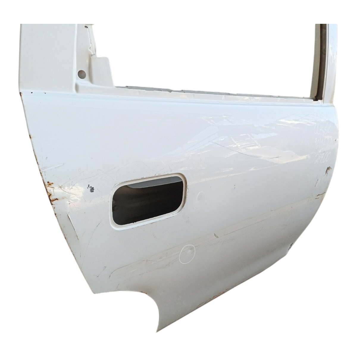 Porta Traseira Direta. Chevrolet Corsa Classic 96/16 Avarias Traseira Direito Branco 3