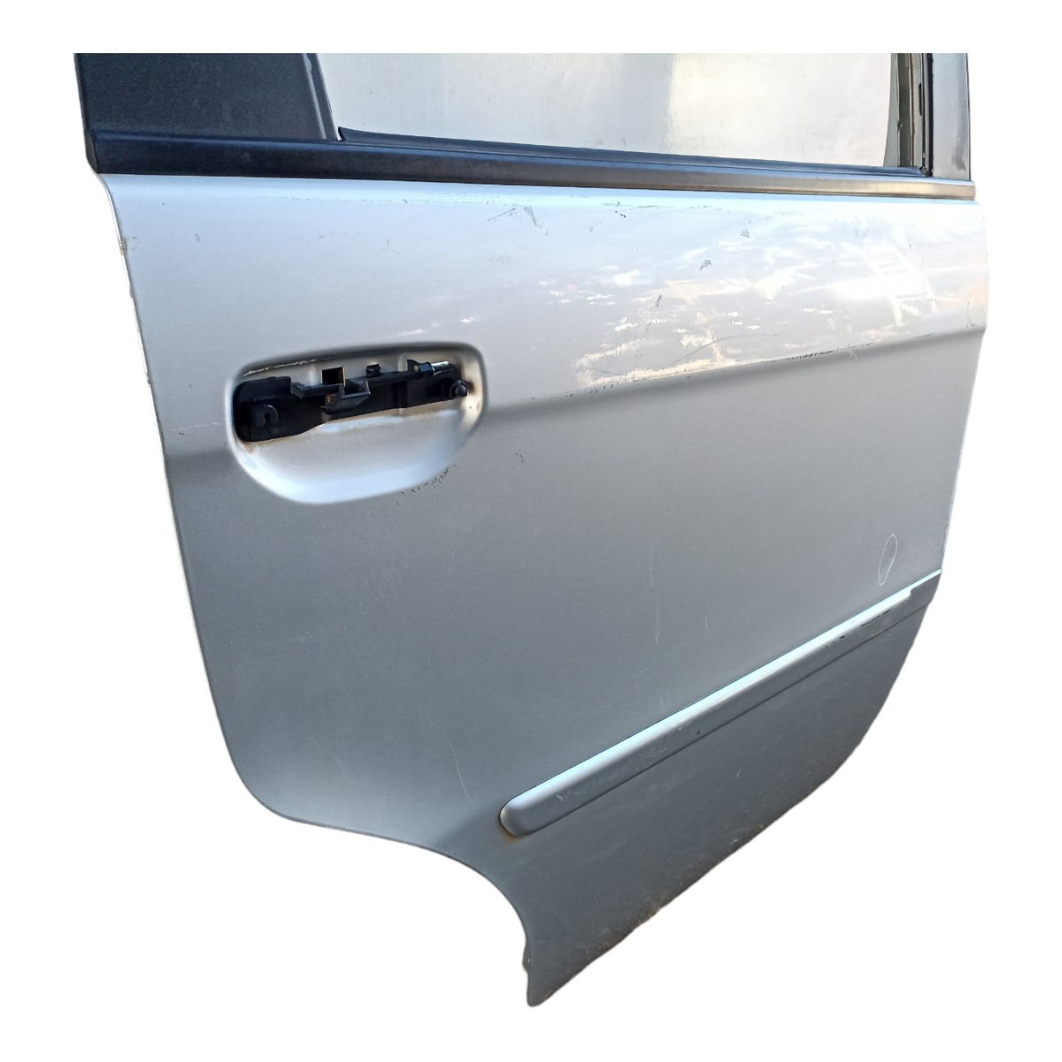 Porta Traseira Direita Fiat Idea 2004/2010 Original Traseira Direito Prata 5