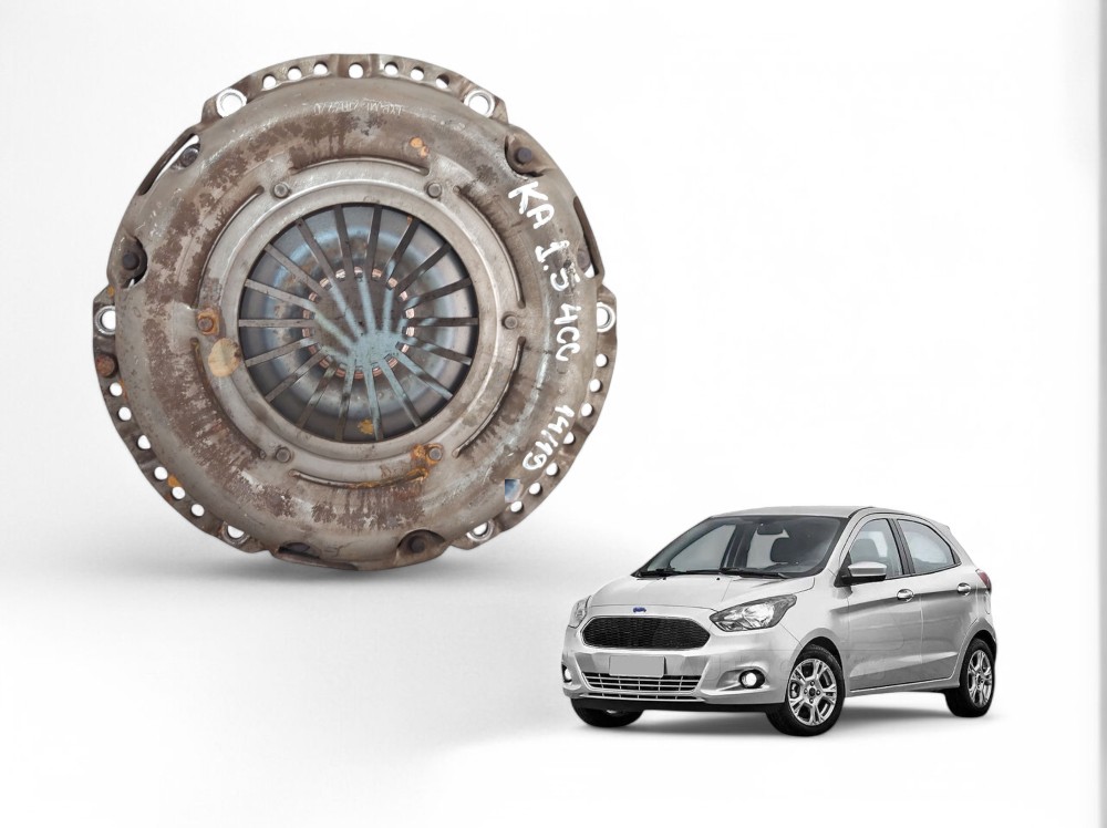 Platô Embreagem Ford Ka 1.5 4cc New Fiesta 1.6 2014/19 Origi Prata