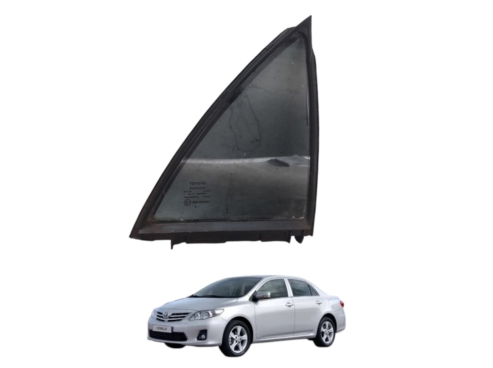 Vidro Vigia Traseiro Direito Corolla 2009 A 2014 1