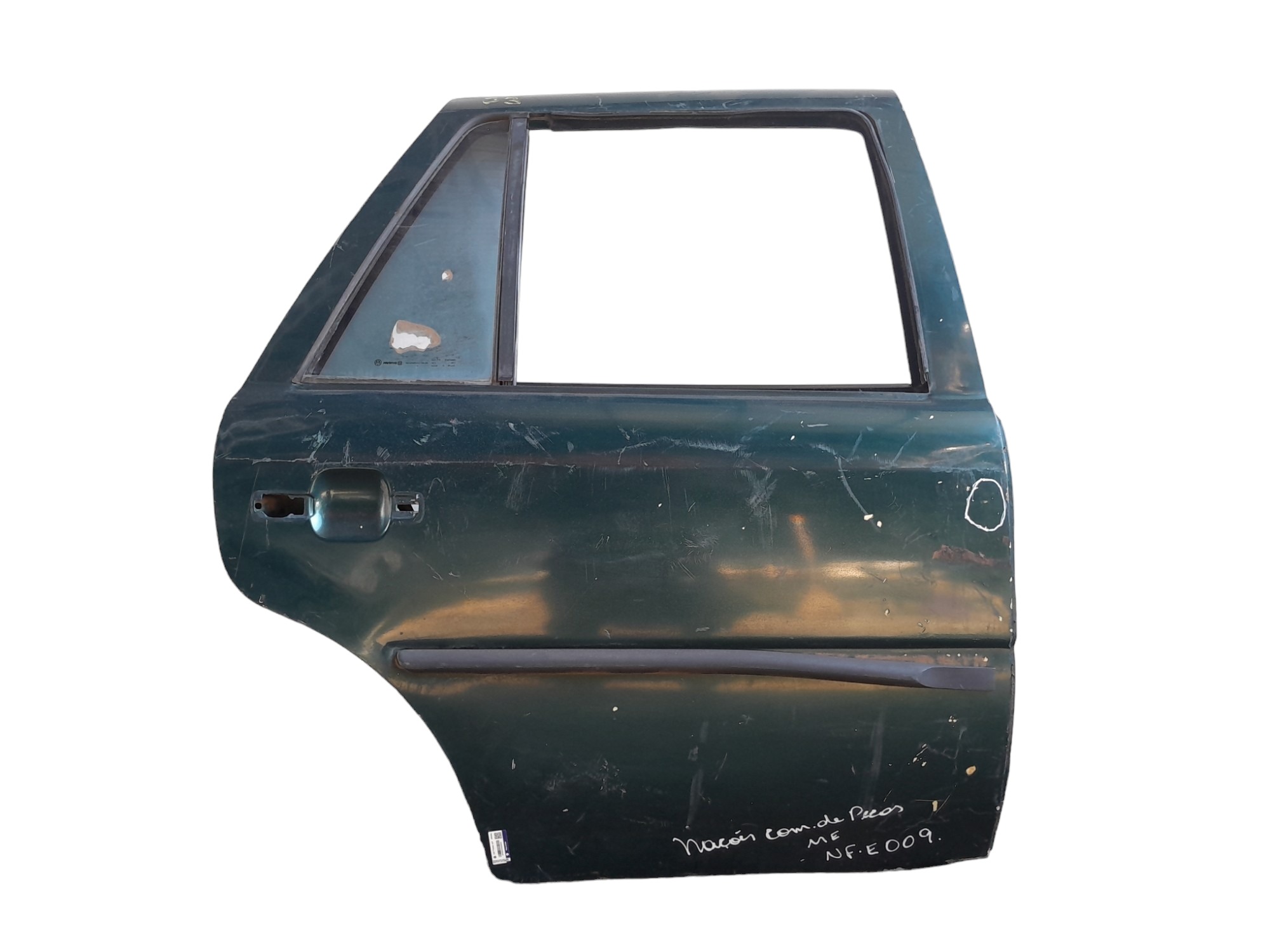Porta Traseira Direita Volkswagen Parati Gol G2 G3 96/05 Traseira Direito Verde 2