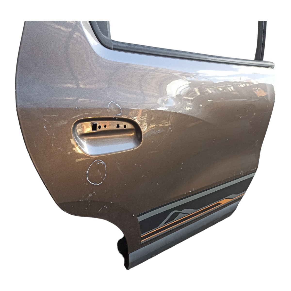 Porta Traseira Direita Chevrolet Spin Todos Os Modelos  Traseira Direito Marrom 3