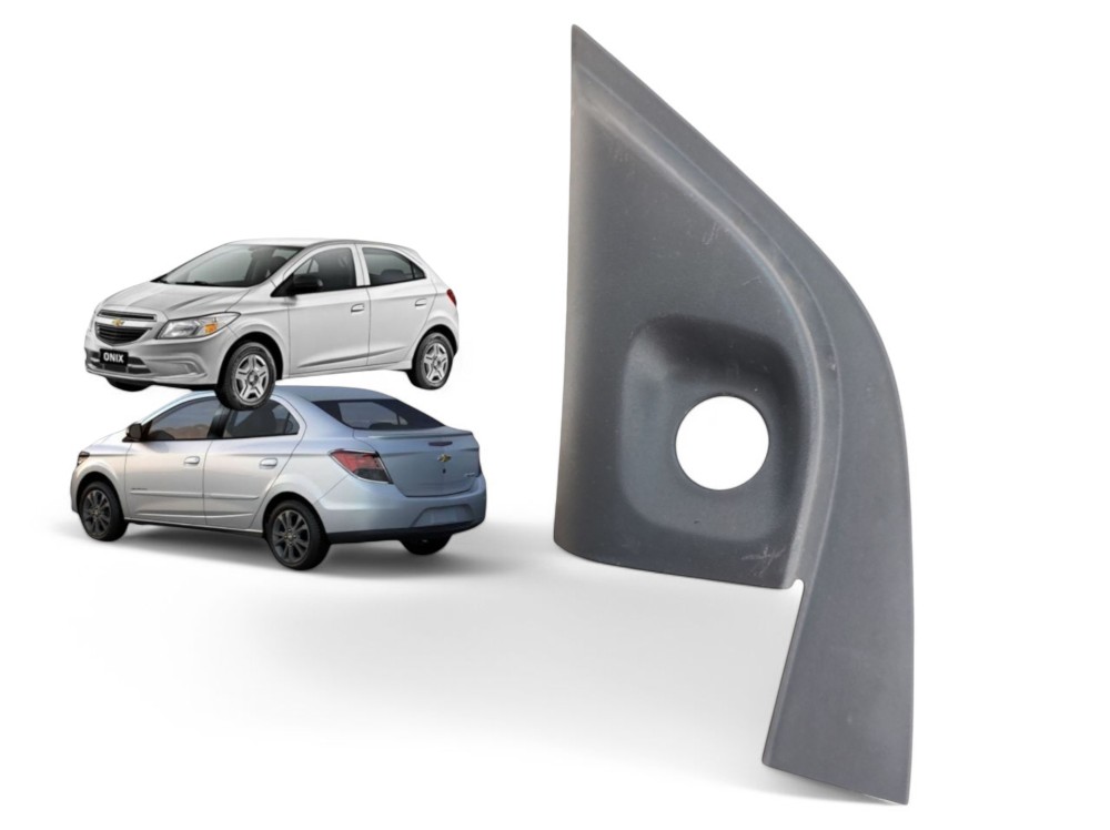 Moldura Interna Retrovisor Onix Prisma  2013 A 2019 52044383 Preto