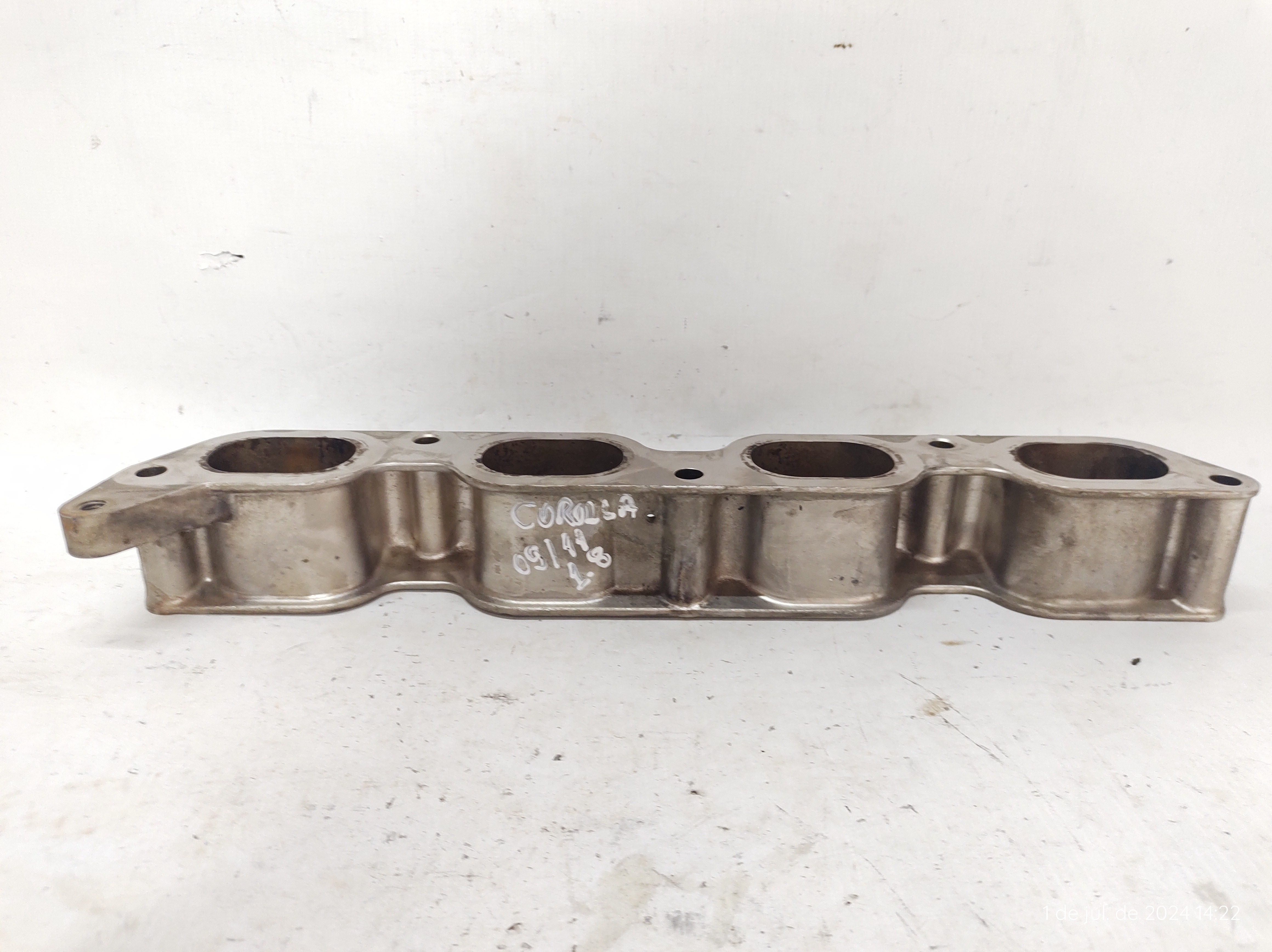 Flange Coletor Admissão Corolla 1.8 Aut 09 A 11 Original 8