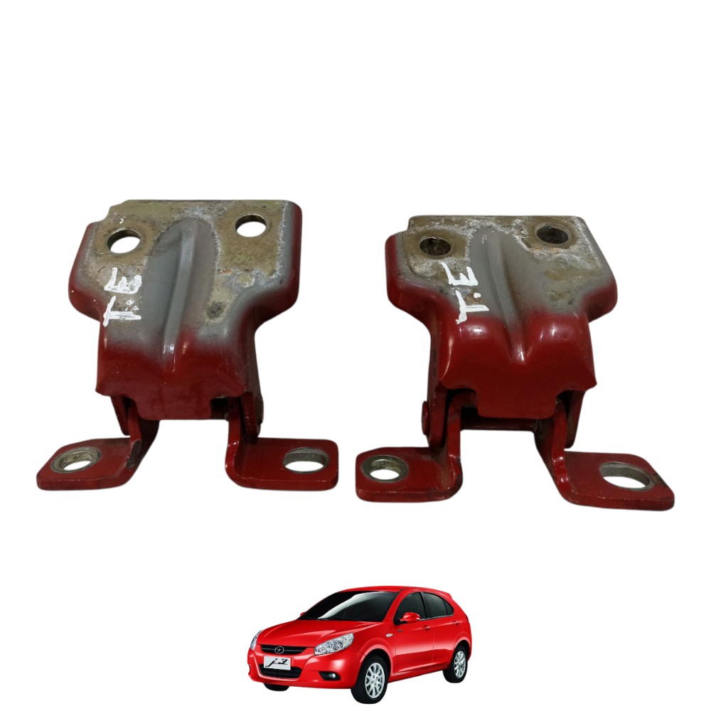 Par Dobradiça Porta Jac J3 Tras Esq 2010 2011 2012 2013