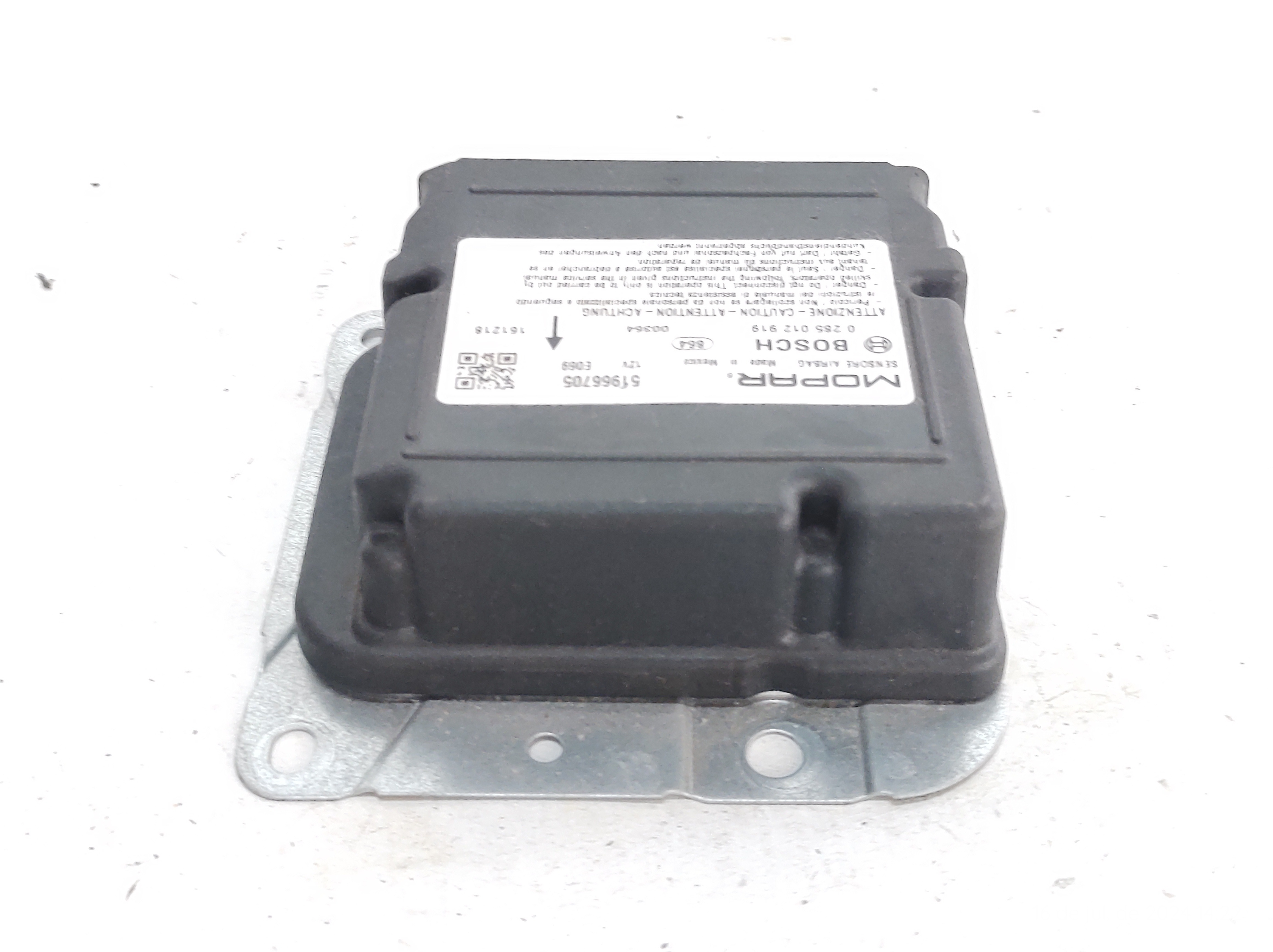 Módulo air bag acionado toro 16 a 21 0285012919 vaapt 7