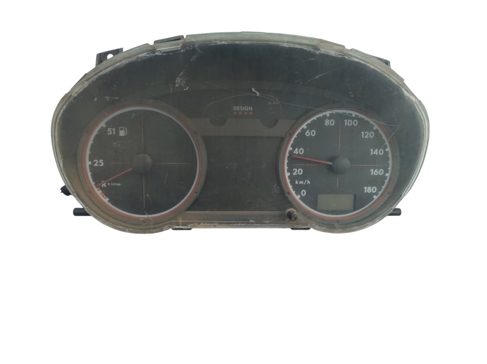 Painel Velocímetro Saveiro Gol Parati G3 2000 A 05 880482011 Preto E Vermelho 7