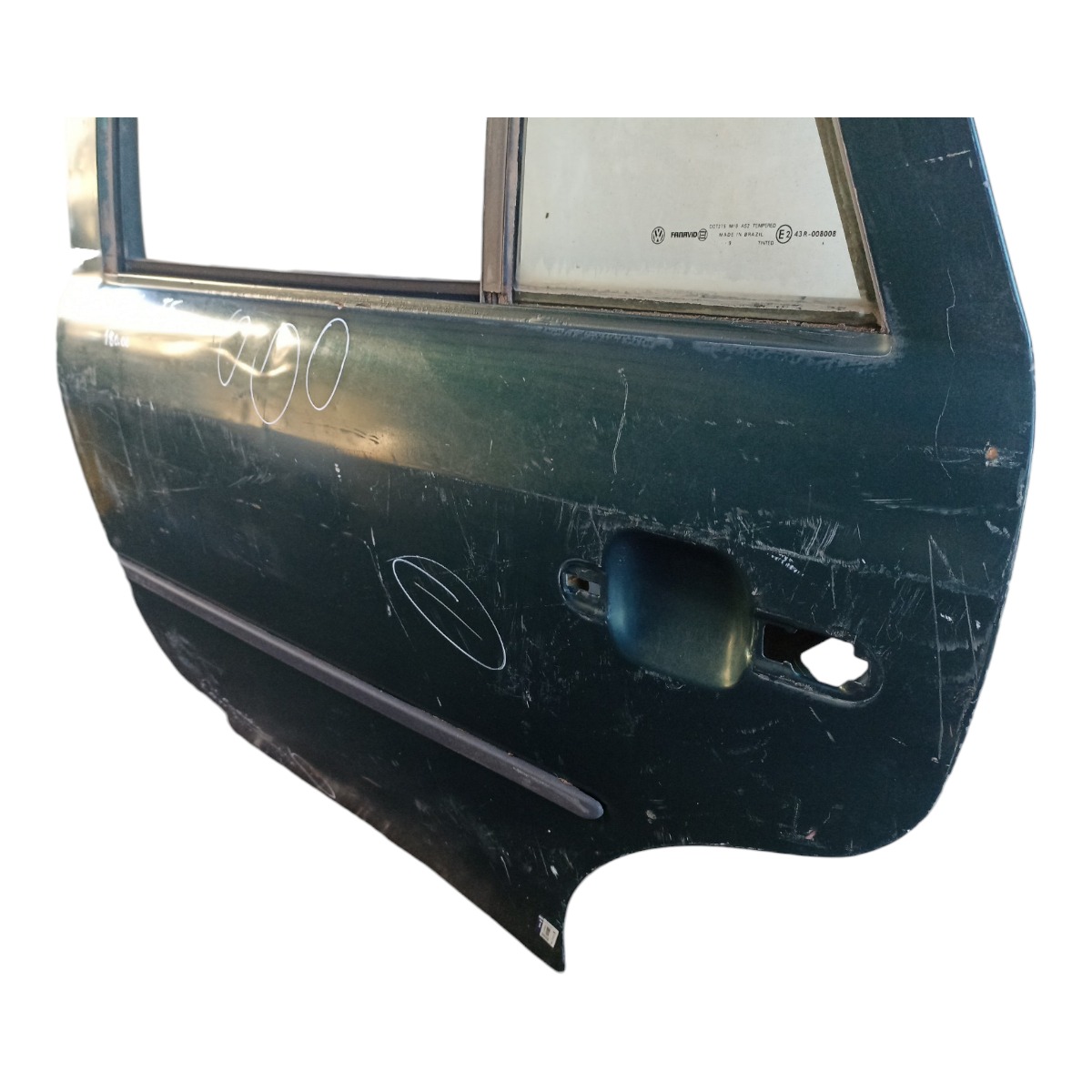 Porta Traseira Esquerda Volkswagen Gol Parati G2 G3 95/05 Traseira Esquerdo Verde 4