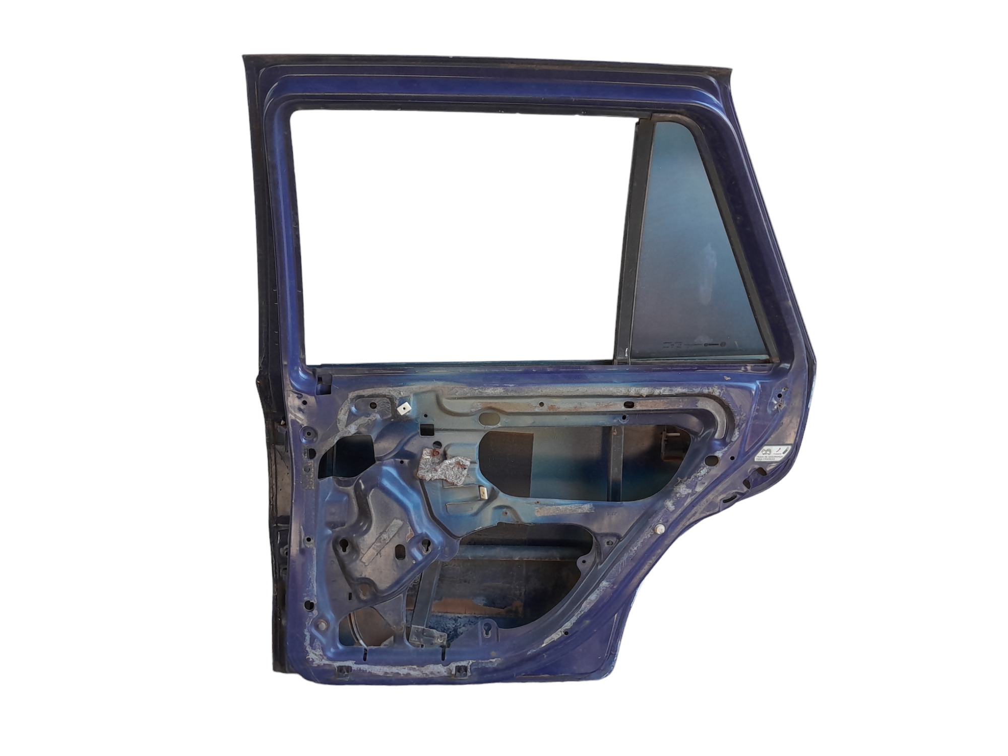Porta Traseira Direita Volkswagen Gol Parati G2 G3 96/05 Traseira Direito Azul 5
