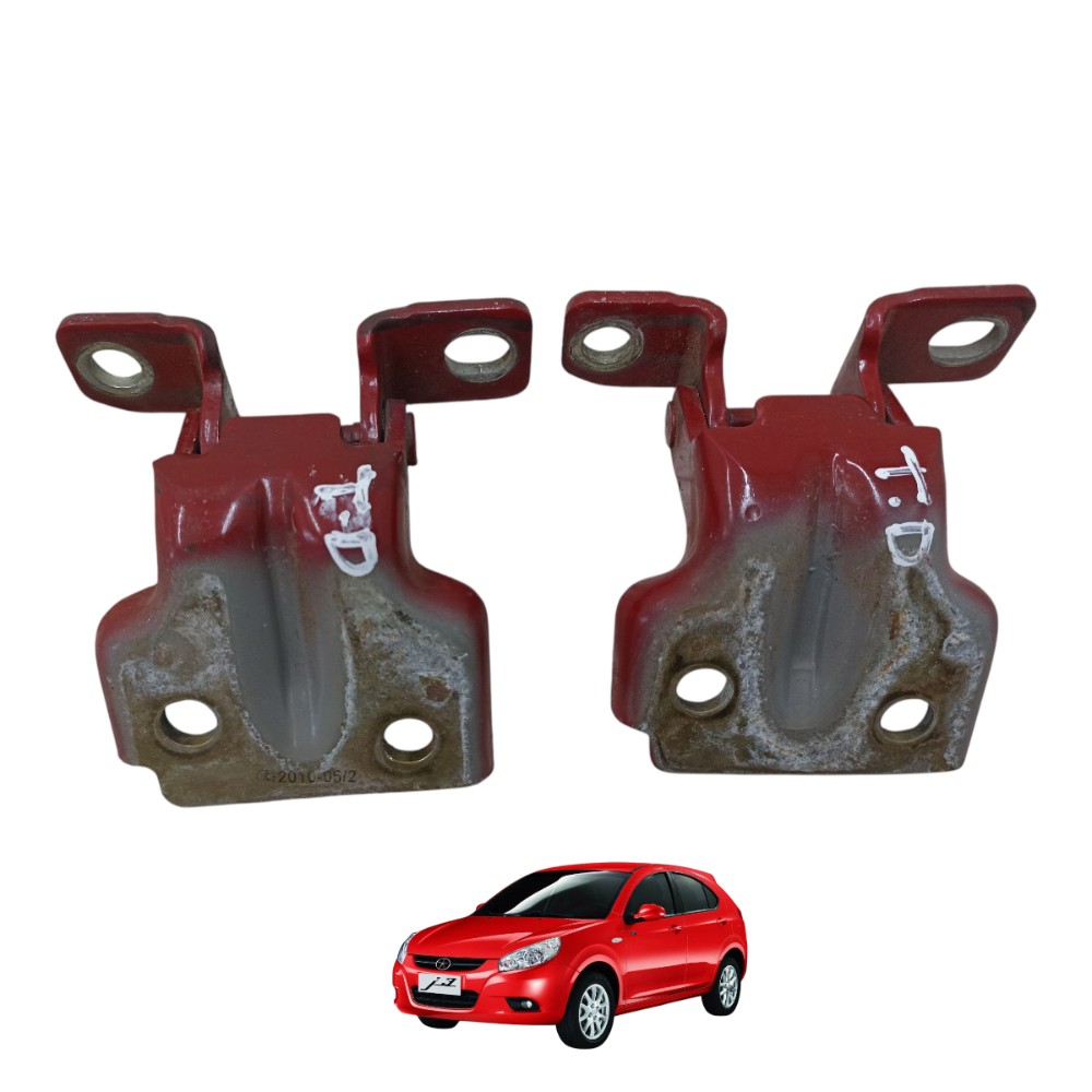 Par Dobradiça Porta Traseira Direita Jac J3 2010 2011 A 2013