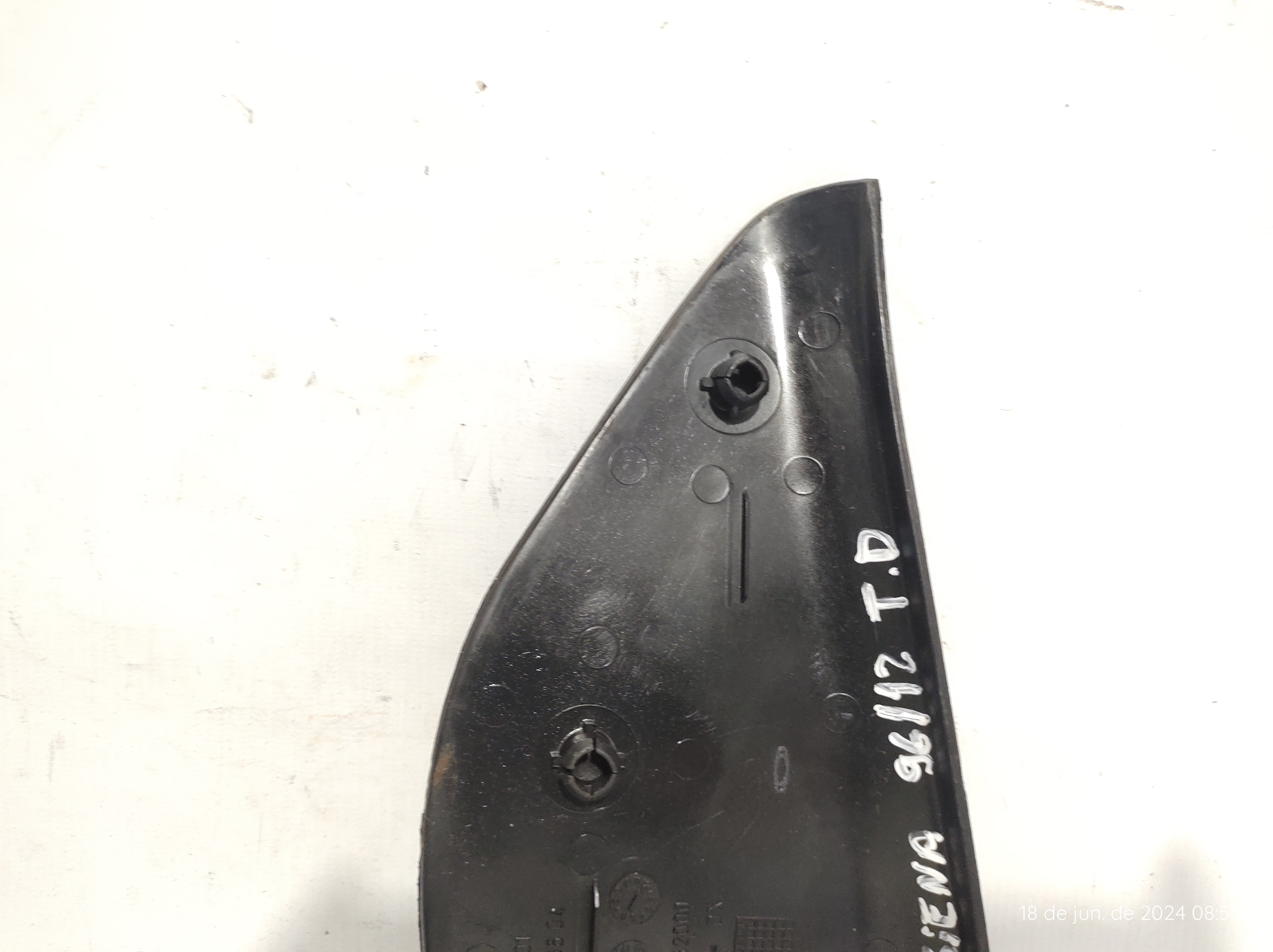 Moldura Int Porta Traseira Direita Palio Siena 96 A 12  Traseira Direita Preto 4