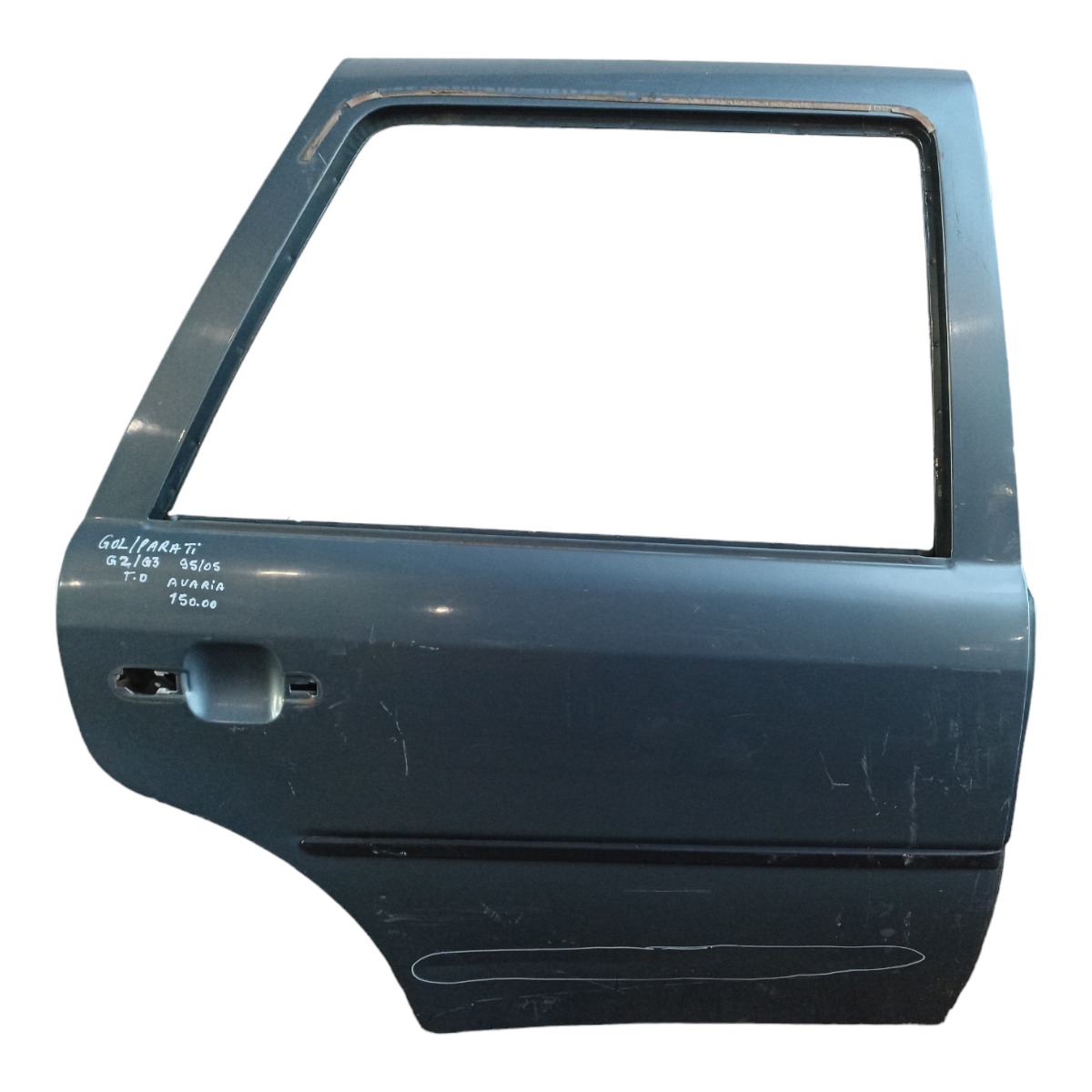 Porta Traseira Direita Vw Gol Parati G2 G3 95/05 P/recuperar Traseira Direito Cinza 1