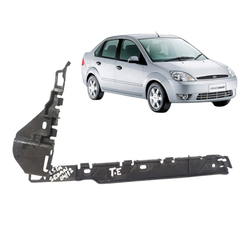 Guia Lateral Para-choque Traseiro Esquerda Fiesta Sedan 2004 1