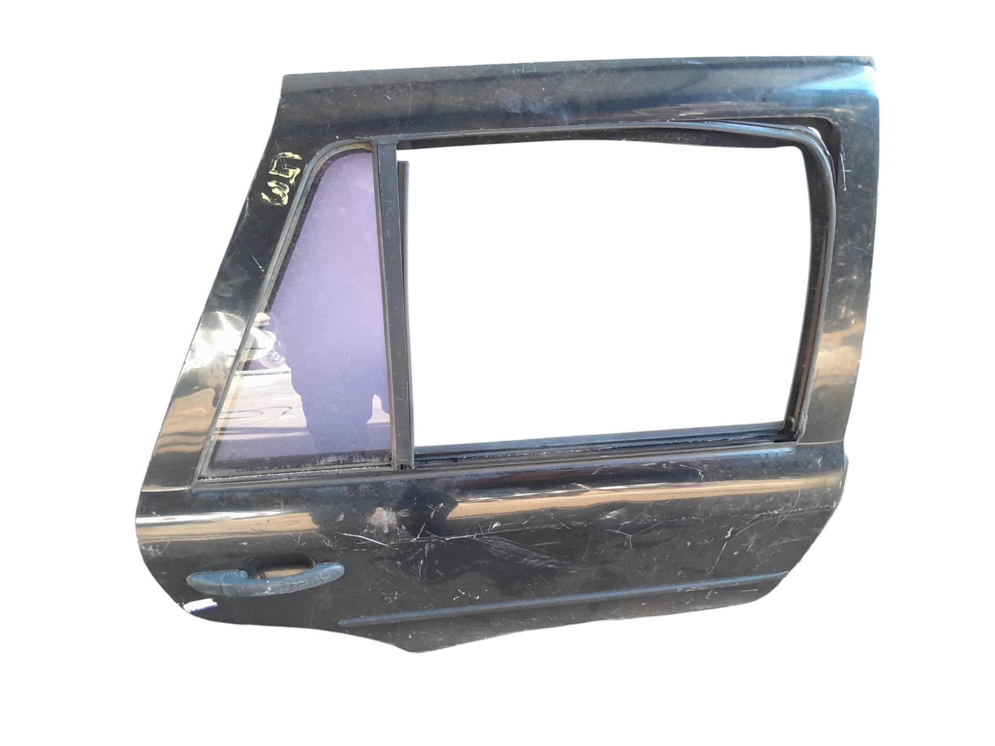Porta Traseira Direita Volkswagen Gol Parati G2 G3 96/05 Traseira Direito Preto 6