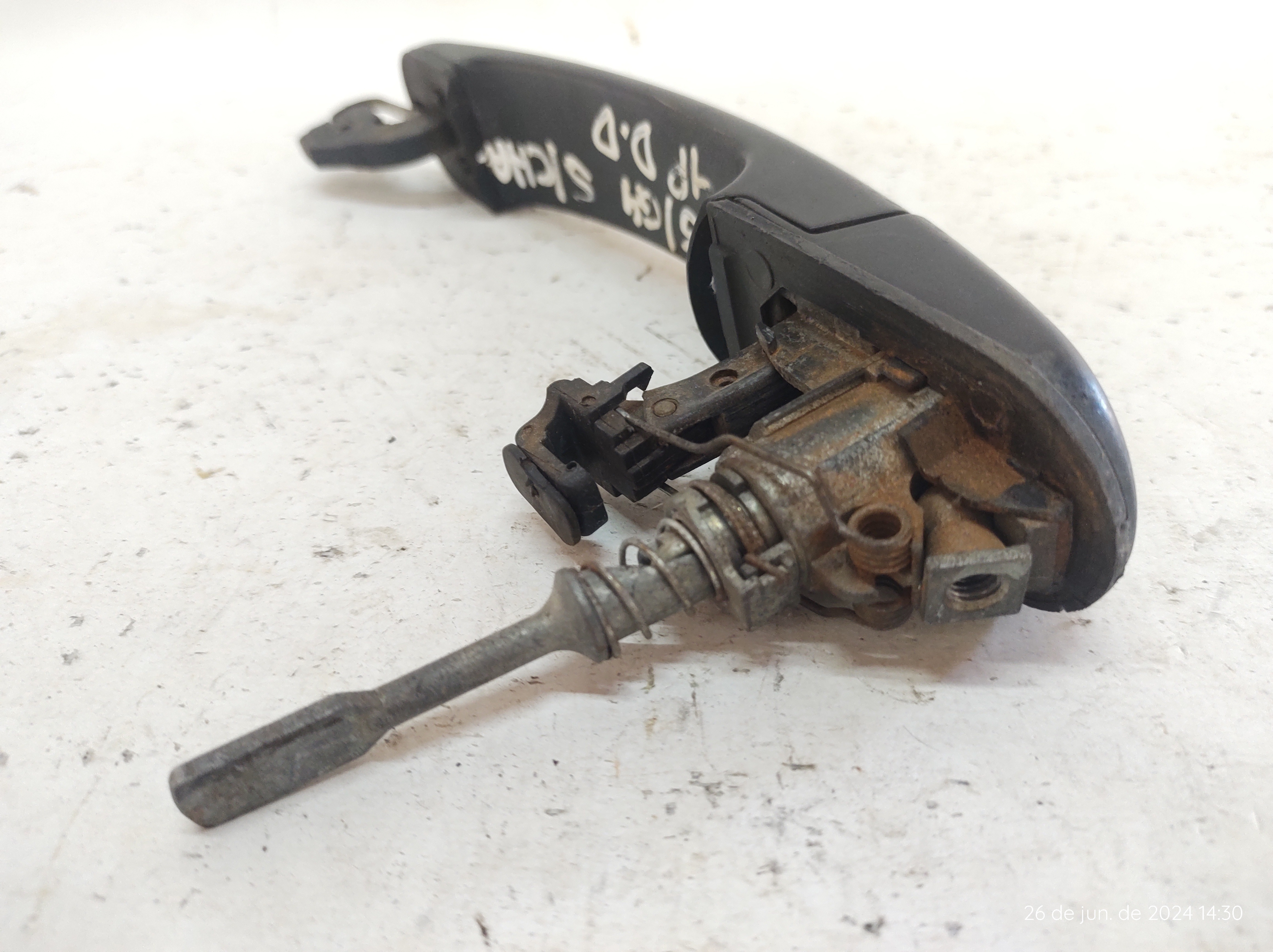 Maçaneta Ext Dianteira Direita S Chave Gol 00 A 09 G3 G4  Preto Dianteira 4