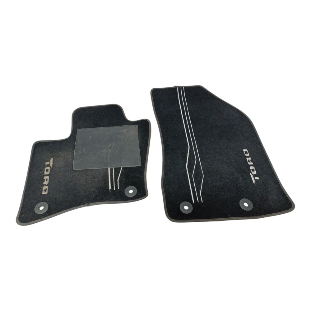 Tapete Interno Fiat Toro 2016 2017 2018 2019 2020 2021 Preto 3