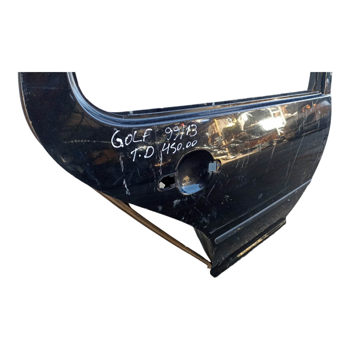 Porta Traseira Direita Volkswagen Golf 1999 A 2013 Traseira Direito Preto 4