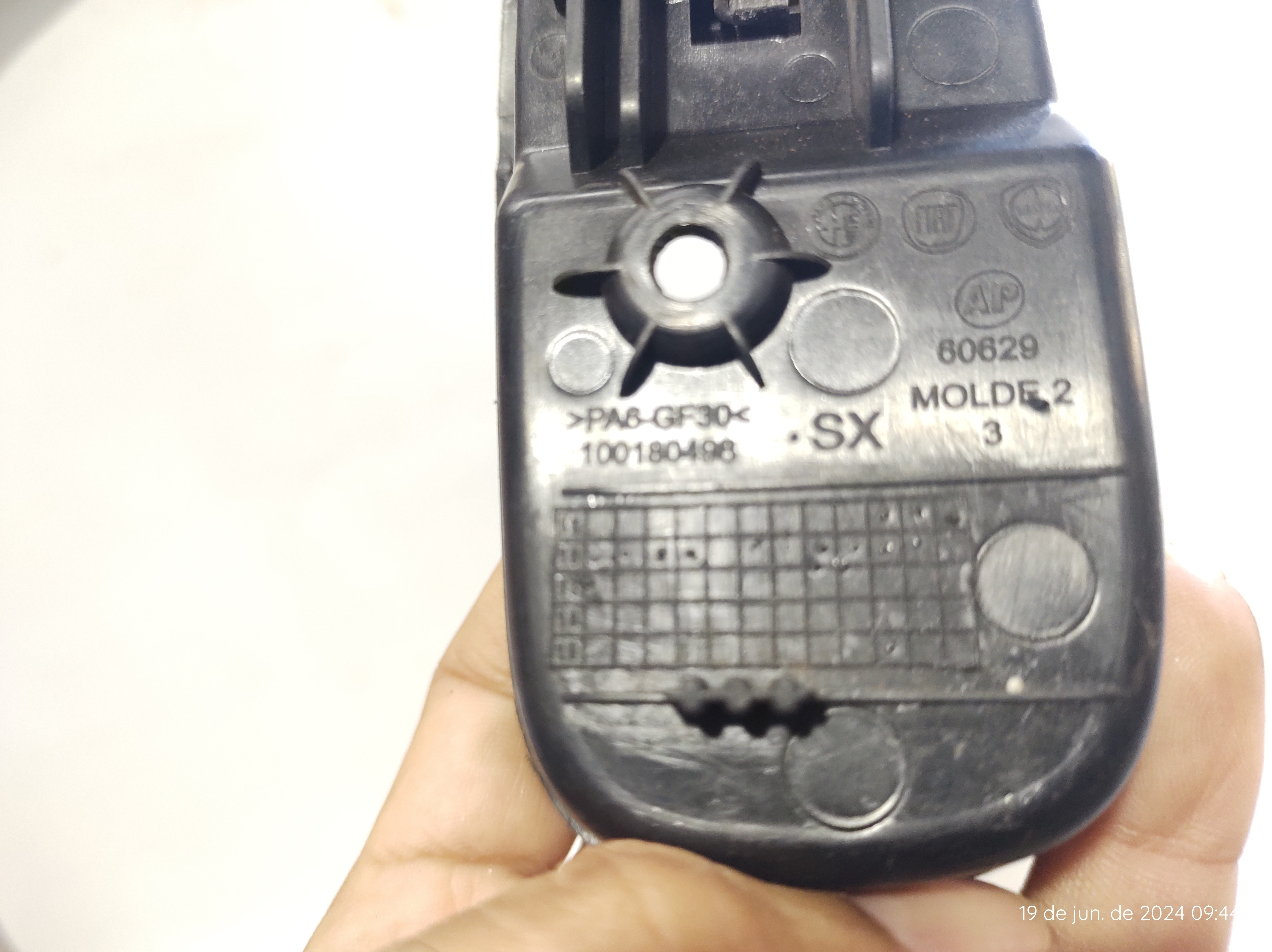 Maçaneta Interna Traseira/dianteira Direita Mobi 100180496 Preto Dianteira/traseira 8