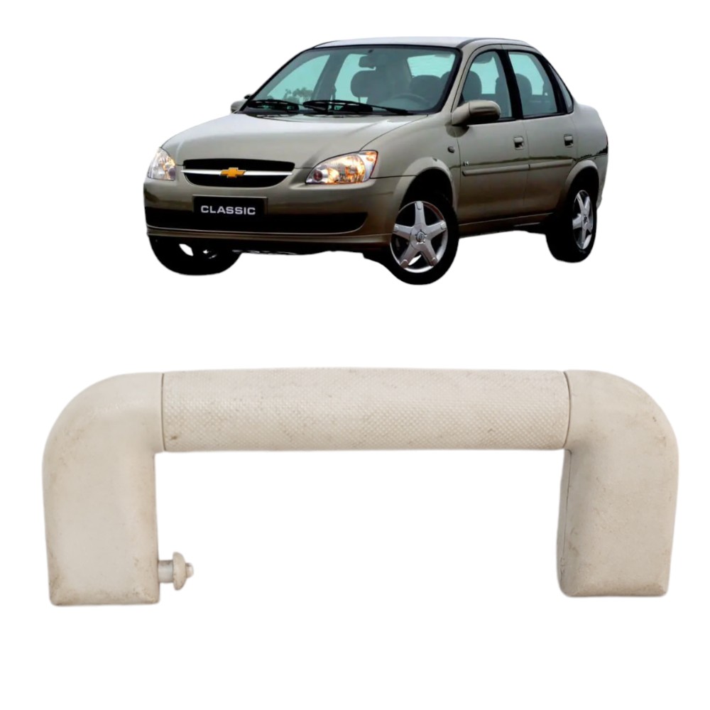 Alça Teto Pqp Apoio Braço Classic Ls 2010 A 2016  Bege