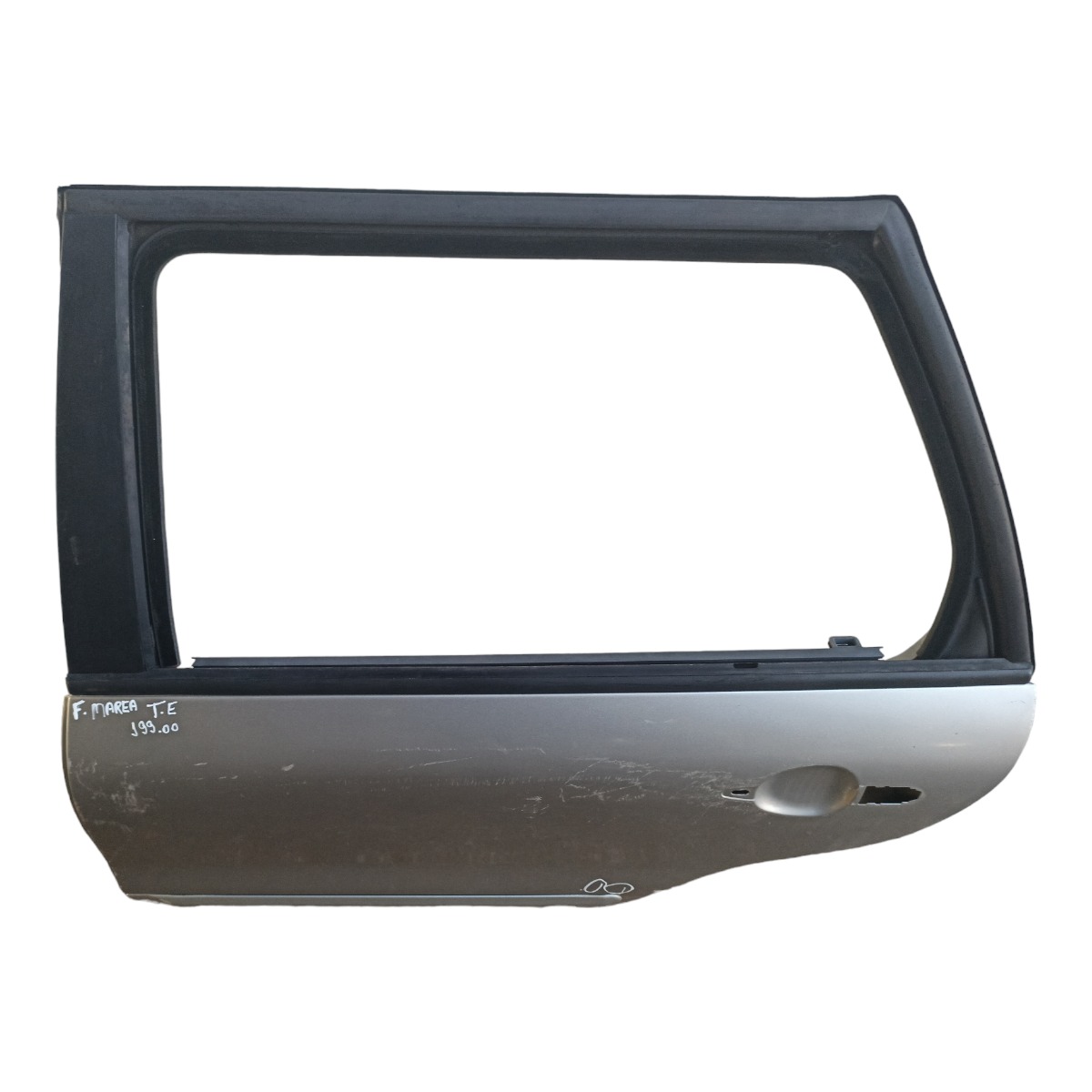 Porta Traseira Esquerda Fiat Marea 1998 Com Detlhes Traseira Esquerdo Prata 5
