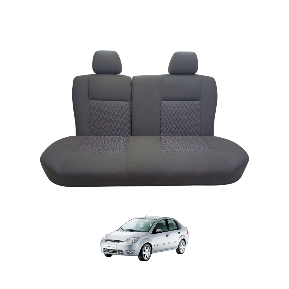 Jogo Banco Traseiro Ford Fiesta Sedan 2004 2005 2006 A 2012 Preto