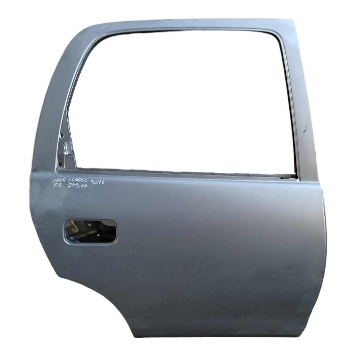 Porta Traseira Direita Gm Corsa Classic 1996/16 Filé Origina Traseira Direito Prata 1