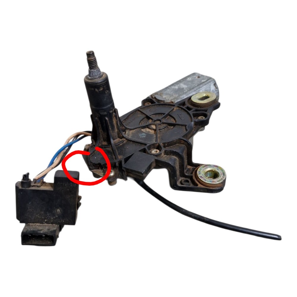 Motor Limpador Tras Polo Hatch 2003 A 2011 Suporte Quebrado 2