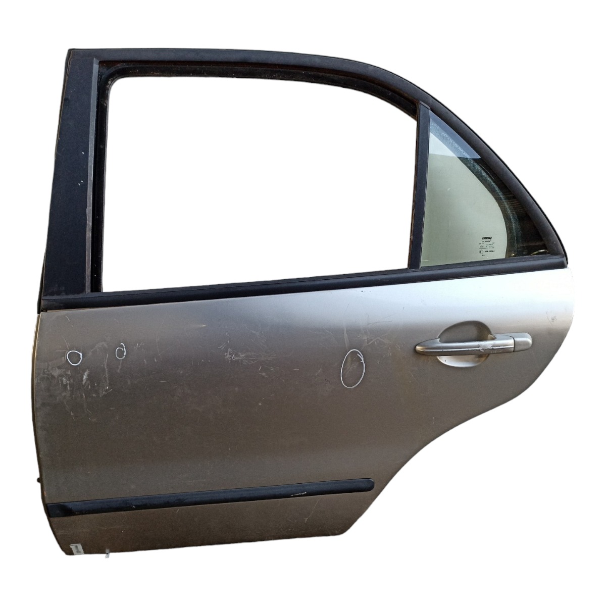 Porta Traseira Esquerda Fiat Marea Brava 1994 95 96 97 Traseira Esquerdo Prata