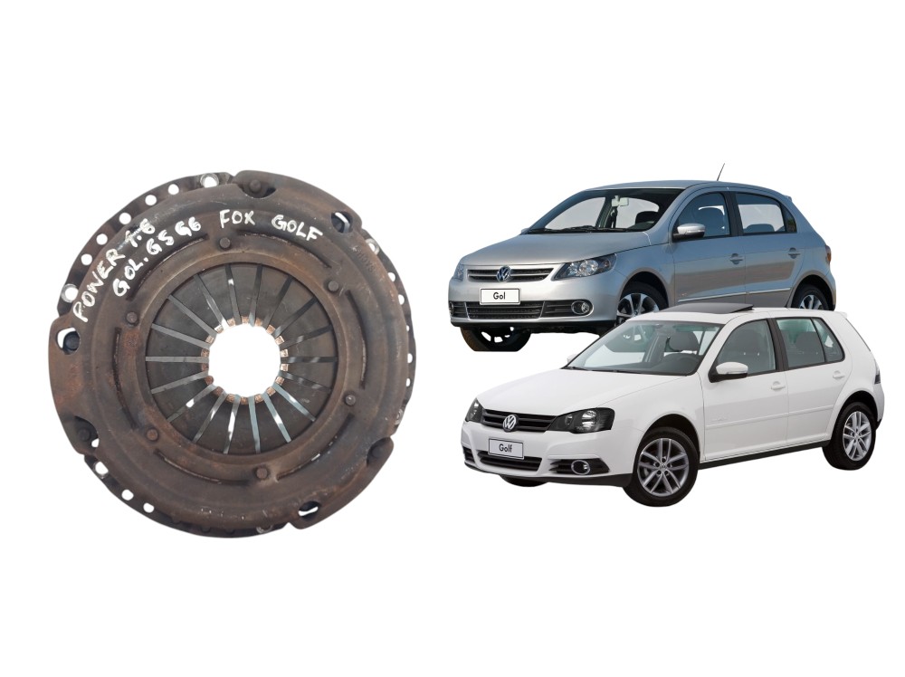 Platô Embreagem Fox Golf Gol Power 1.6 G5 G6  2009 A 2016 Cinza