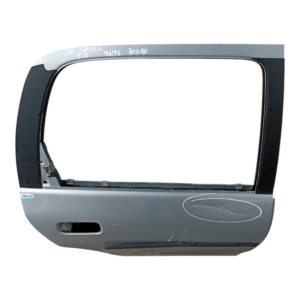 Porta Traseira Direita Corsa Classic Com Detalhe 1996/2016 Traseira Direito Prata 2