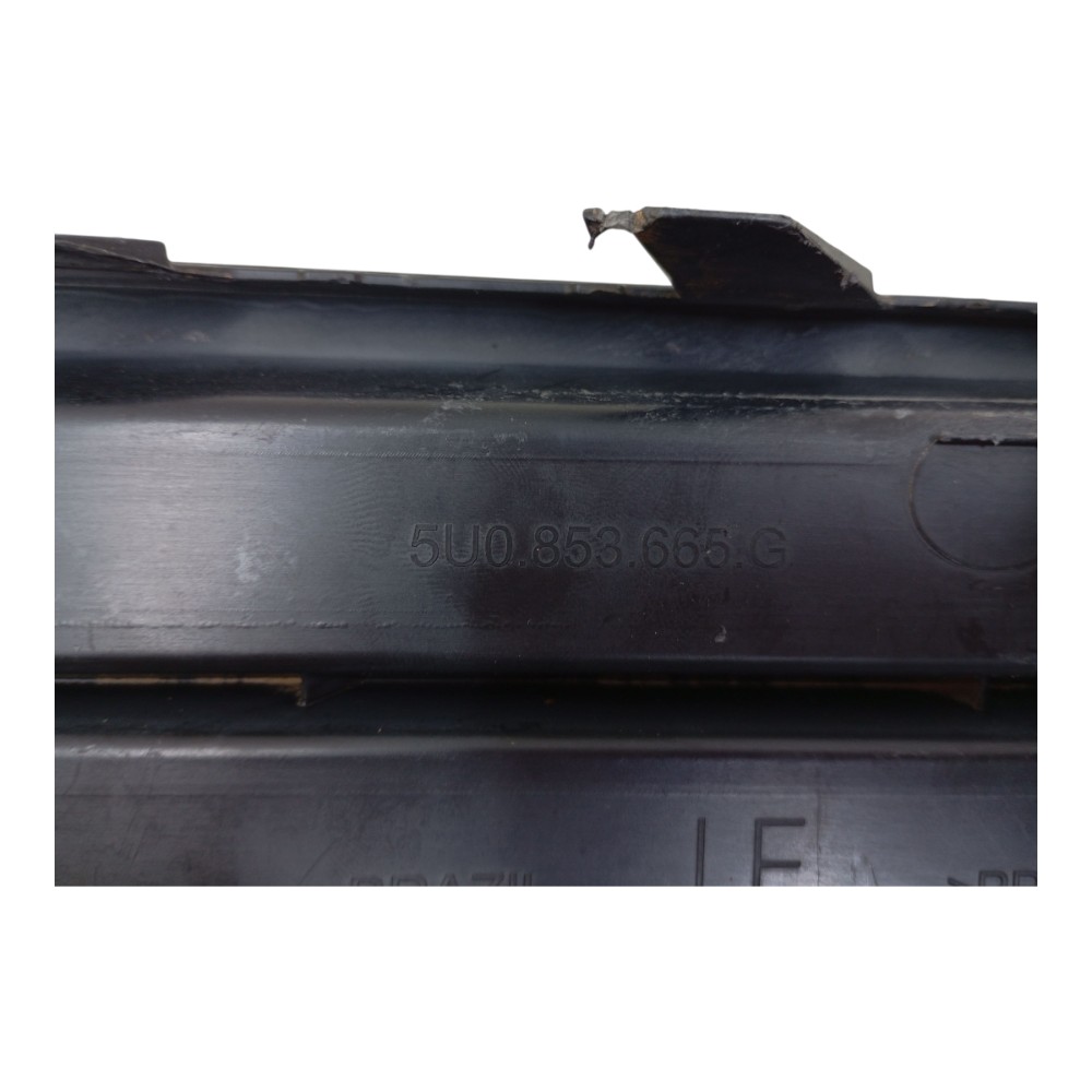 Moldura Farol Milha Lado Esquerdo Gol G6 G7 2013 A 2018 Preto Esquerdo 5