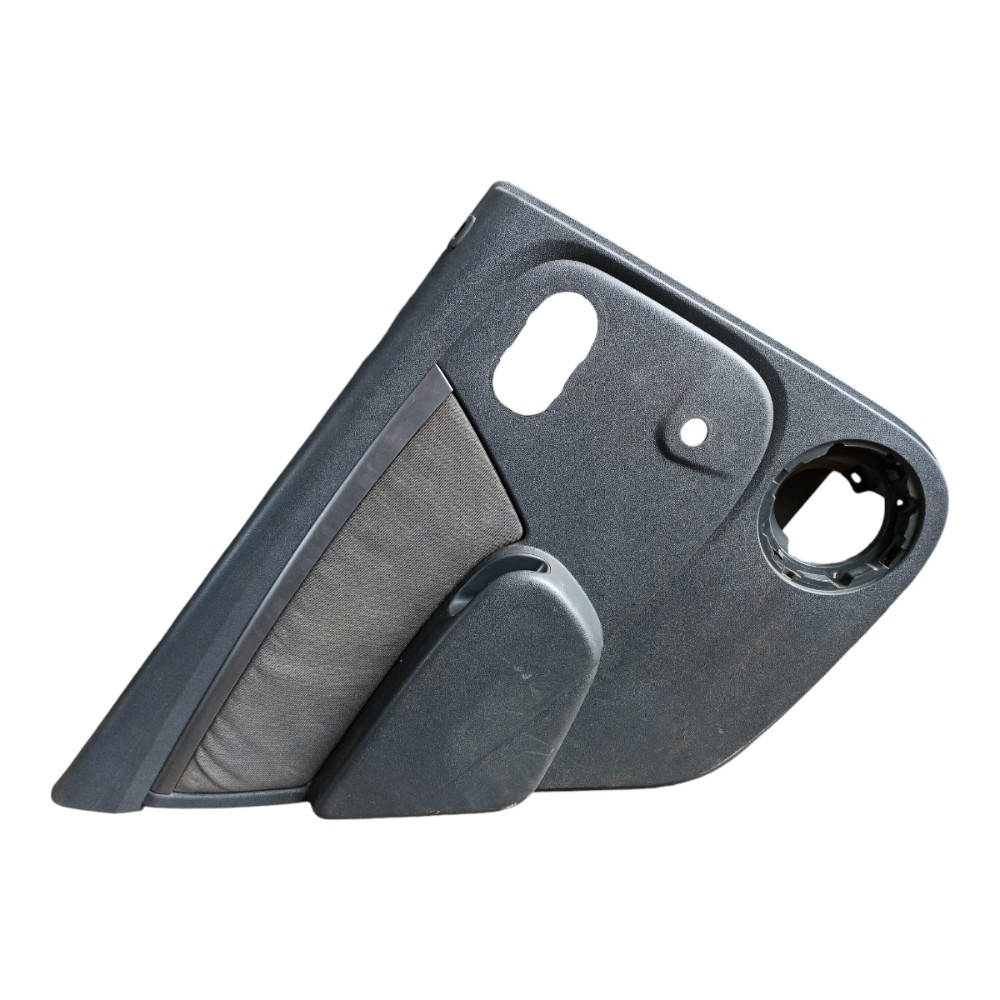 Forro De Porta Traseiro Esquerdo Sandero 10/13 Furo Máquina  Preto