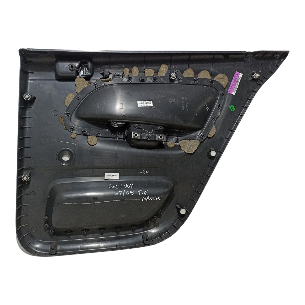 Forro De Porta Traseiro Esquerdo Gol Voyage G7 G8 Vd Manual Preto 7