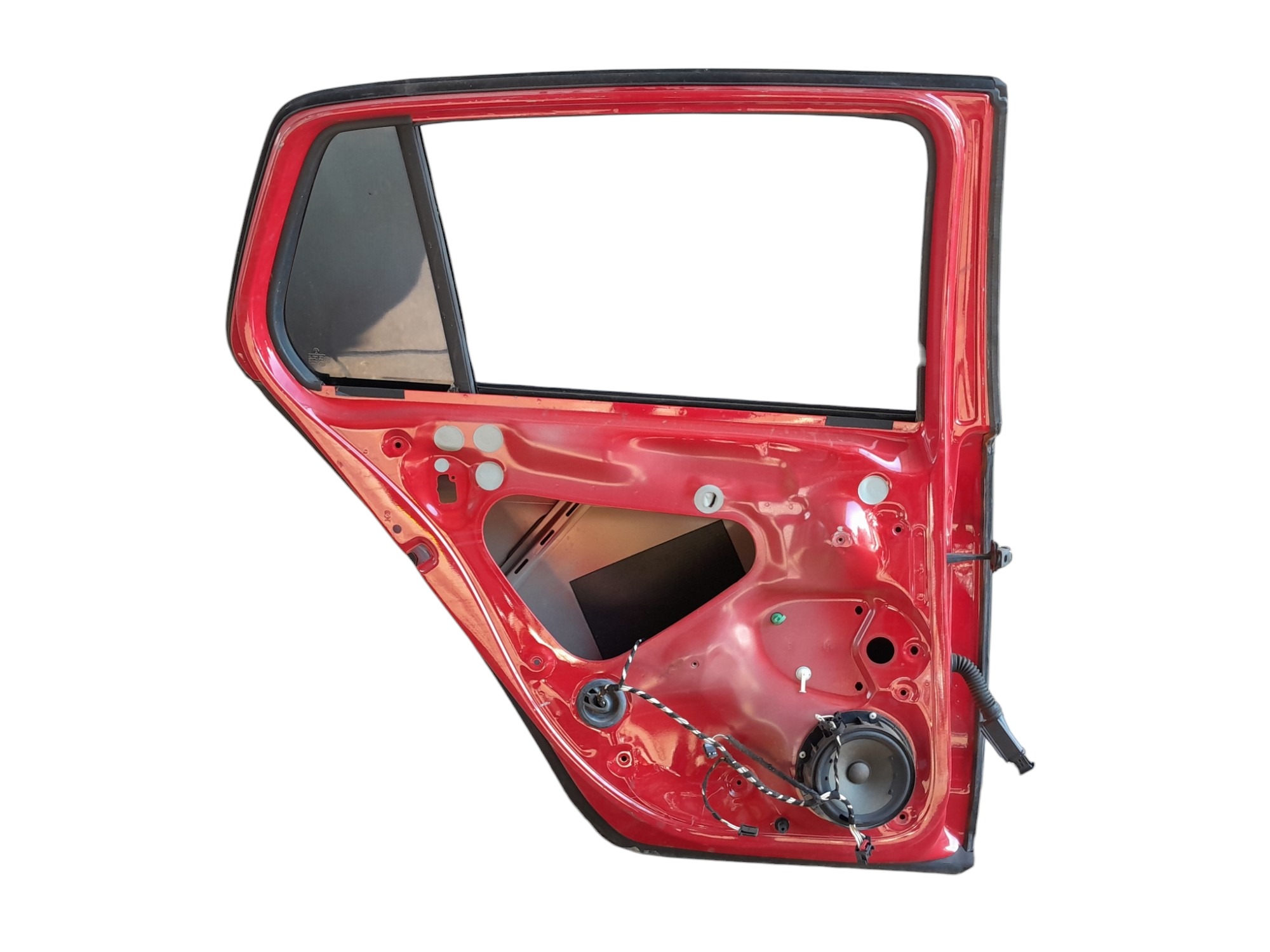 Porta Traseira Esquerda Volkswagen Golf 2015 A 2019 Traseira Esquerdo Vermelho 5