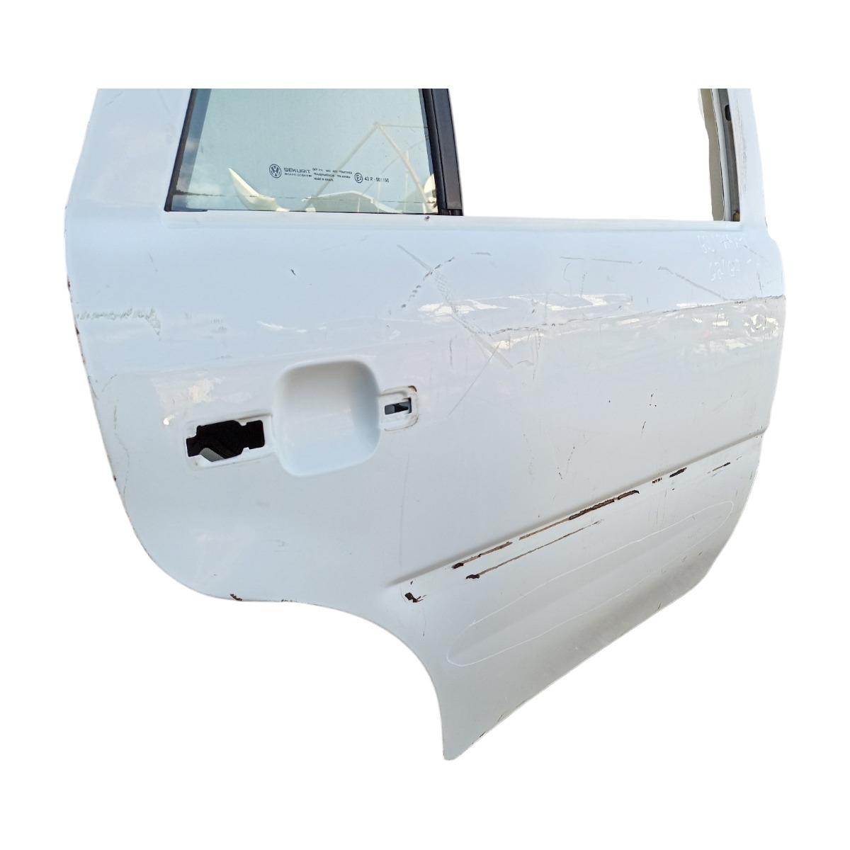 Porta Traseira Direita Volkswagen Gol Parati G2 G3 Avaria Traseira Direito Branco 3