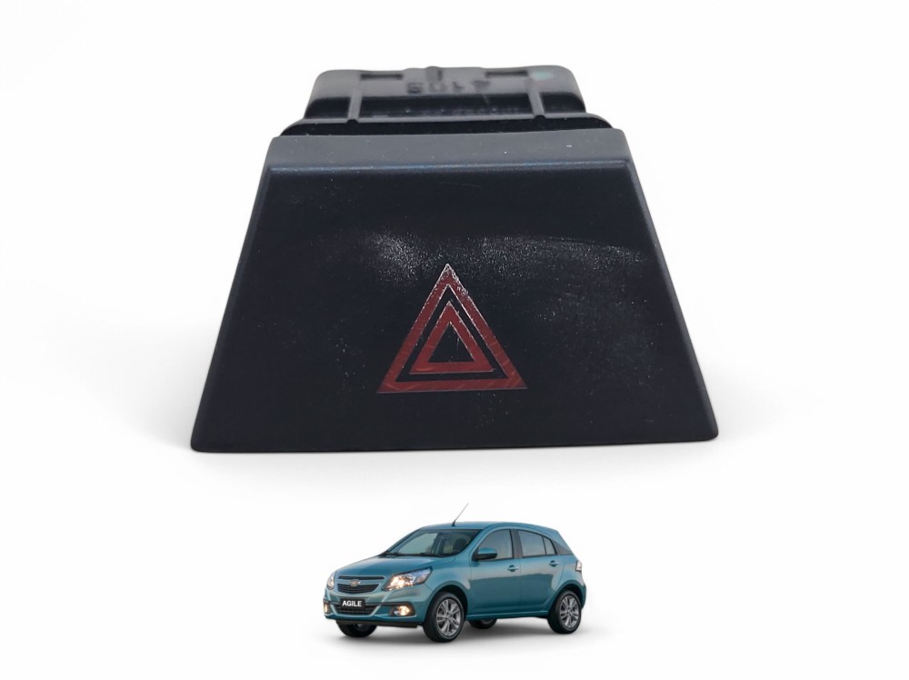Botão Interruptor Pisca Alerta Agile Montana 2010 A 2019 Preto 1