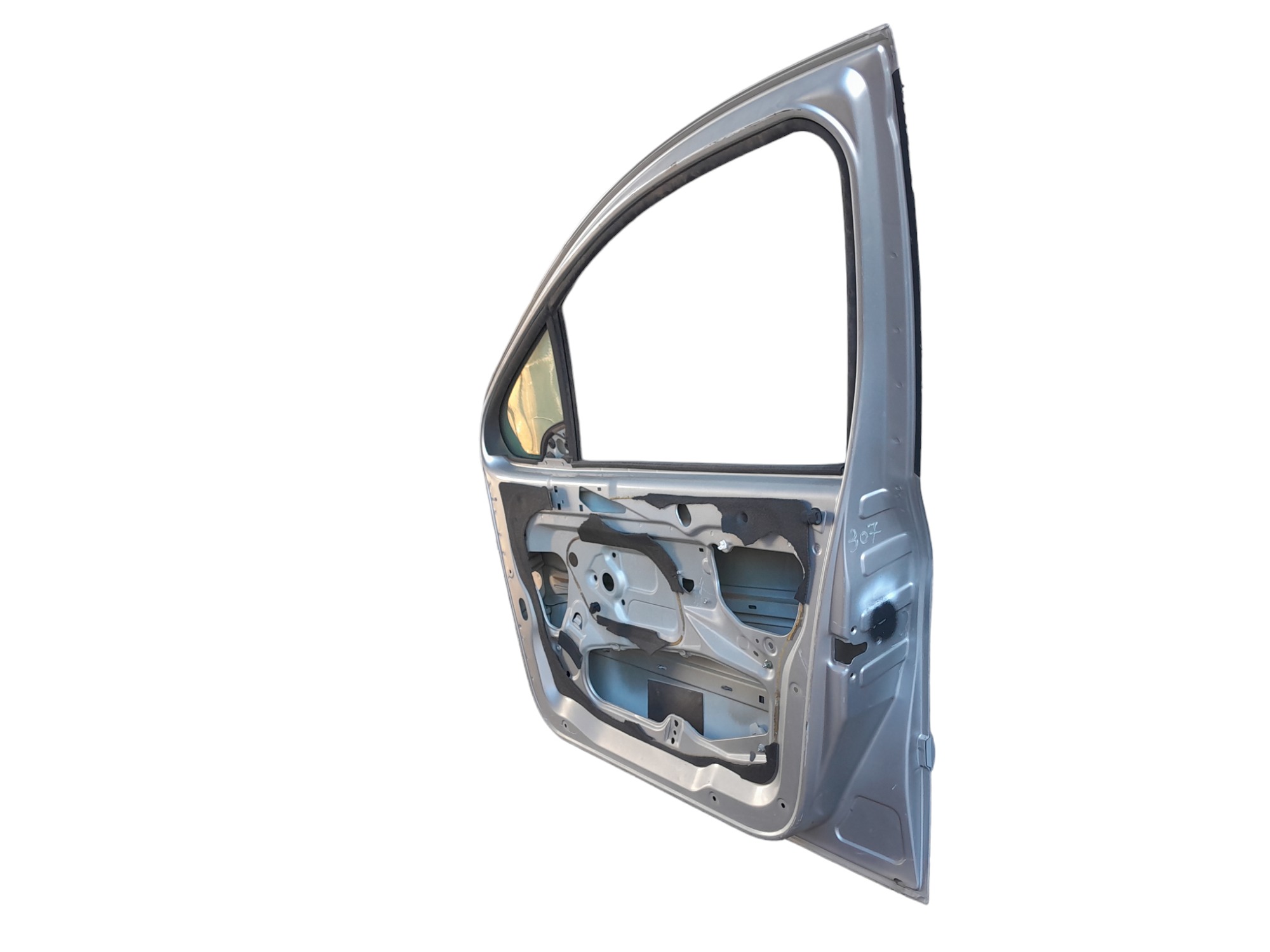 Porta Dianteira Direita Peugeot 307 Bom Estado Original  Dianteira Direito Prata 6
