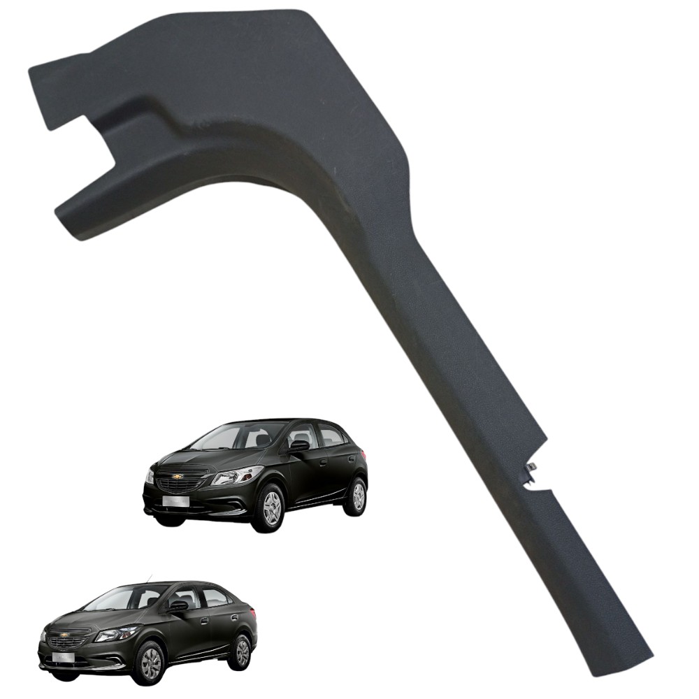Moldura Soleira Dianteira Esquerda Onix Prisma 2012 A 2019 Preto