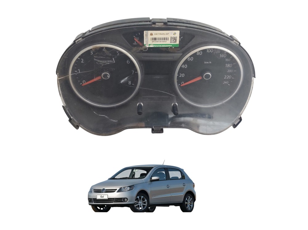 Painel Velocímetro Conta-giros Voyage Gol Saveiro G5 09 A 12 Preto 1