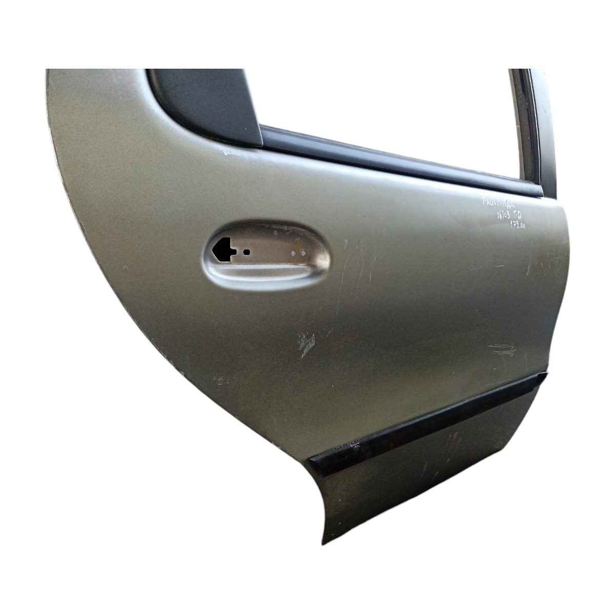Porta Traseira Direita Fiat Siena Palio 1996 A 2003 Avaria Traseira Direito Prata 2